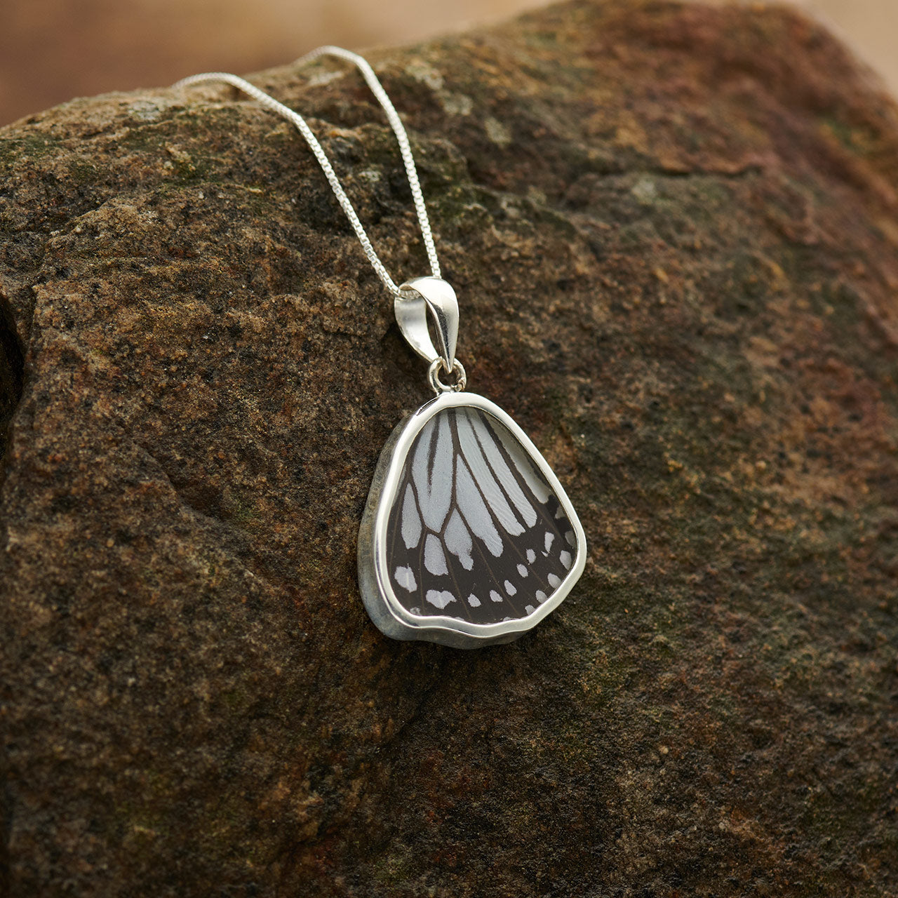 Glassy Tiger Fine Silver Pendant