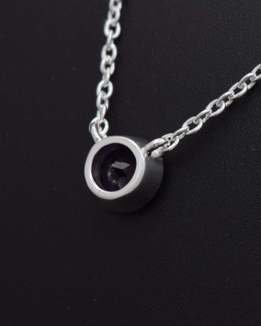 Amethyst Aurora Birthstone Necklace | Silvaria