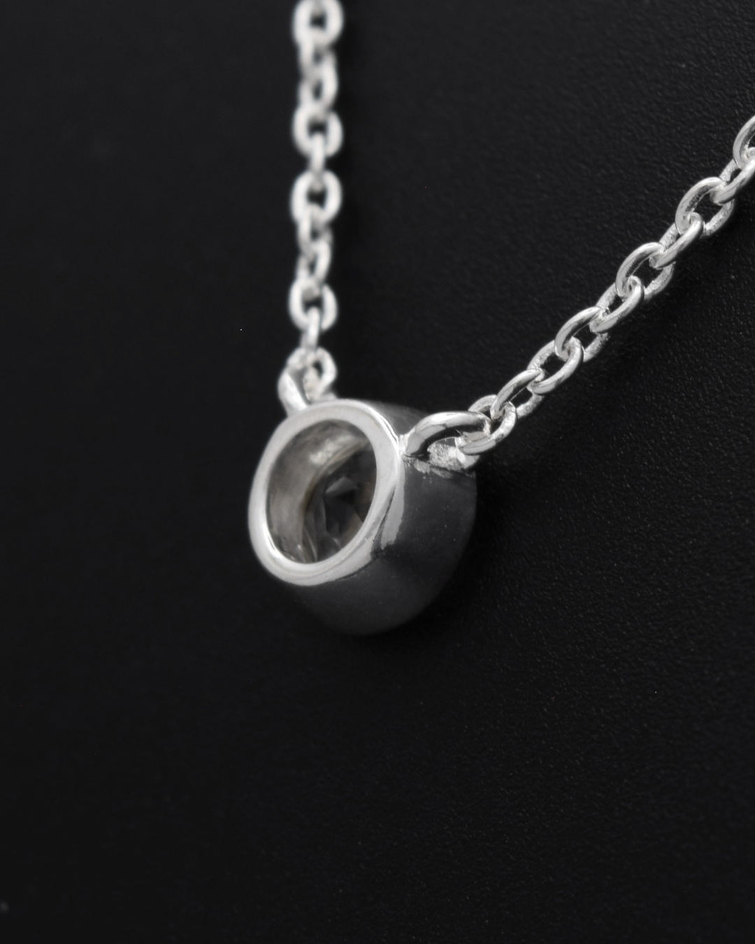 White Topaz Aurora Birthstone Necklace | Silvaria