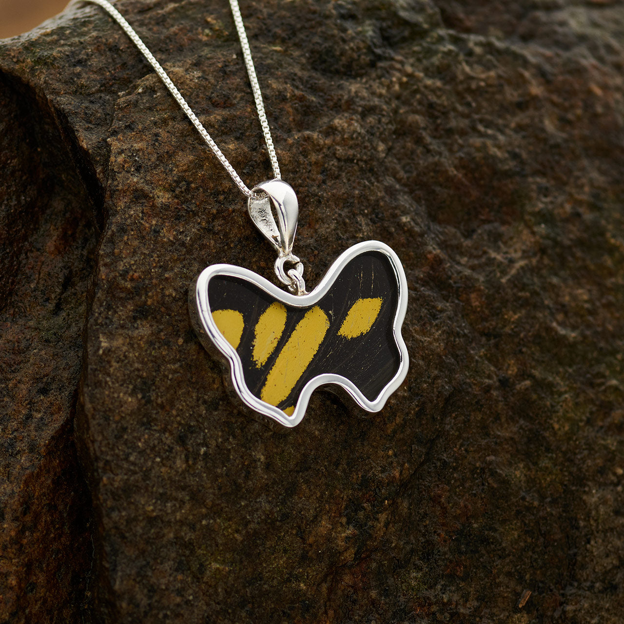 King Swallowtail Sm Btrfy Fine Silver Pendant
