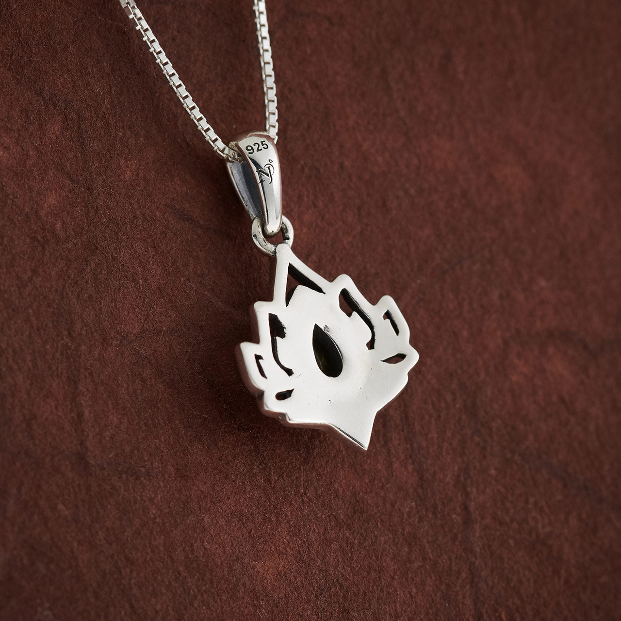 Peridot Sterling Silver Lotus 3.0 Pendant