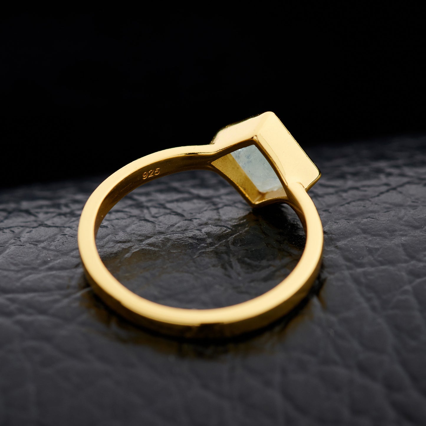 Aquamarine Everyday Gold Ring
