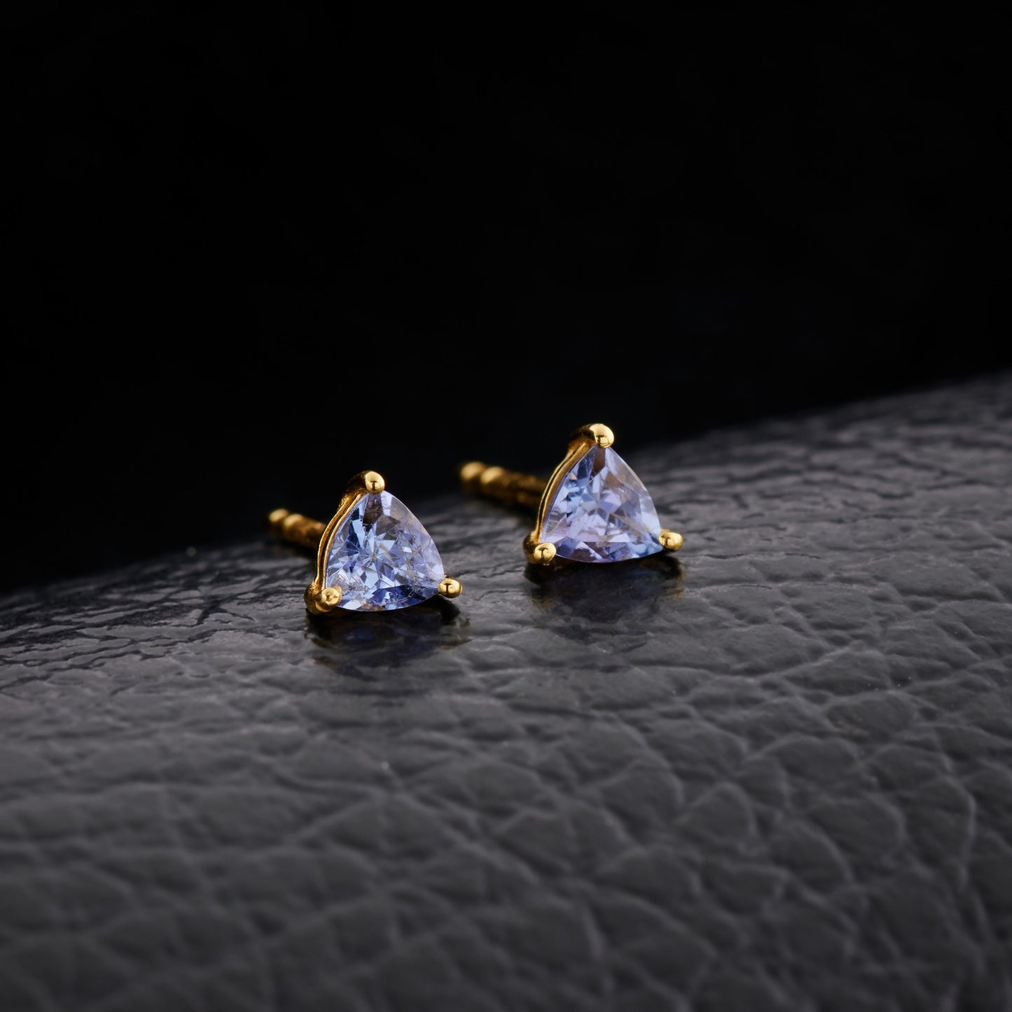 Tanzanite Everyday Gold Studs