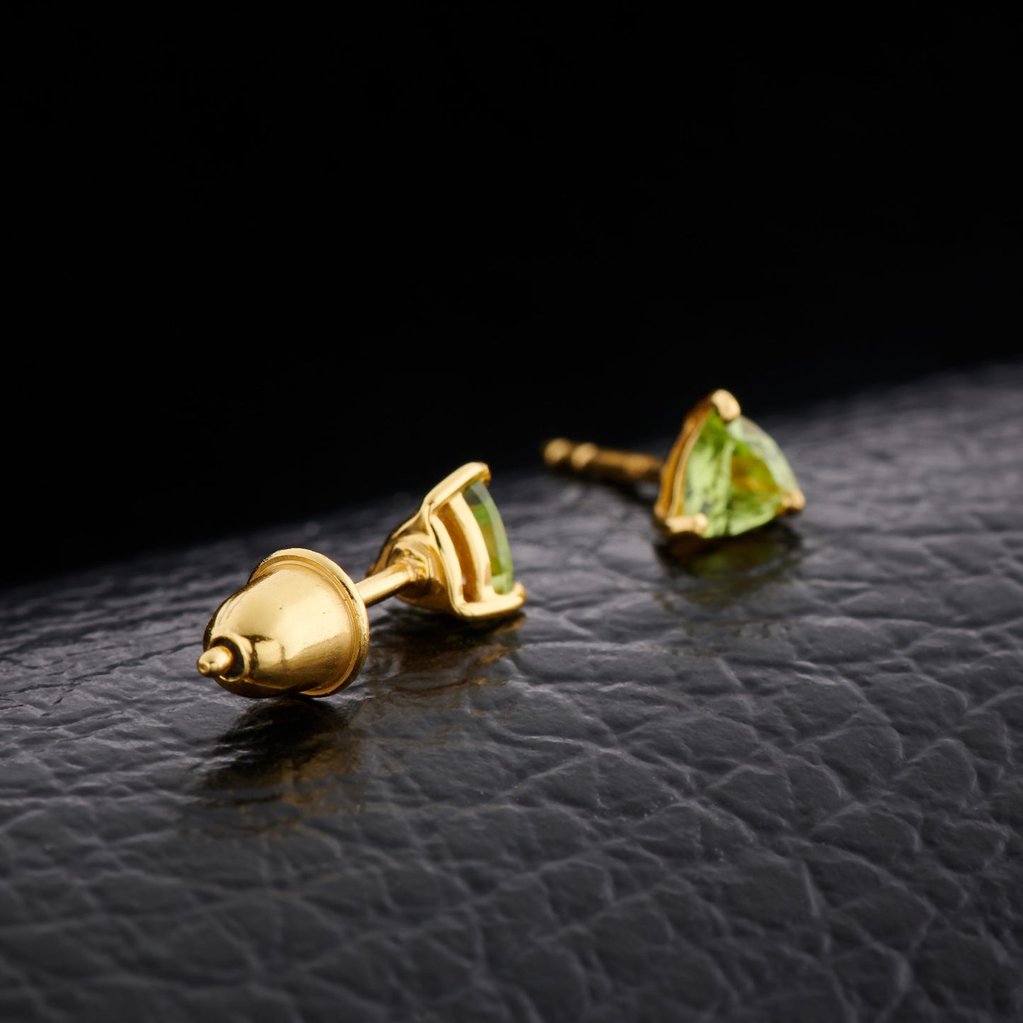Peridot Everyday Gold Studs