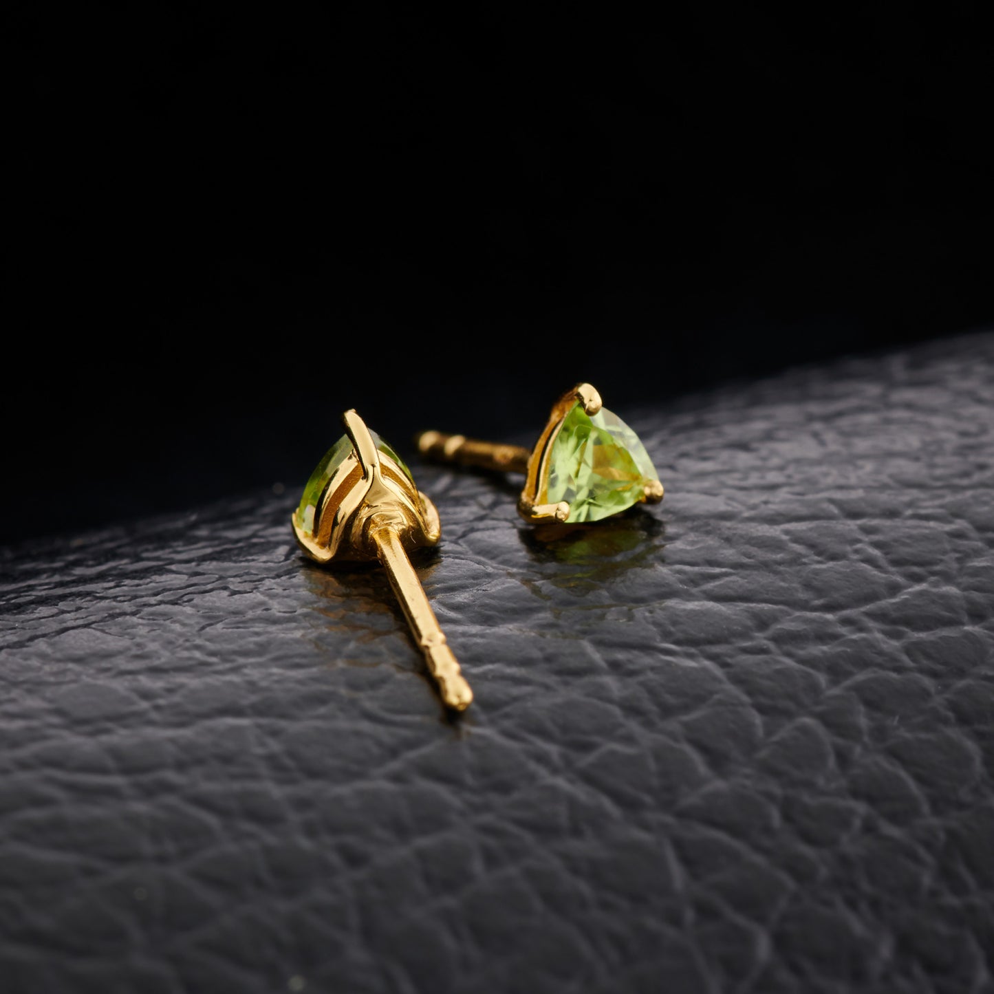 Peridot Everyday Gold Studs