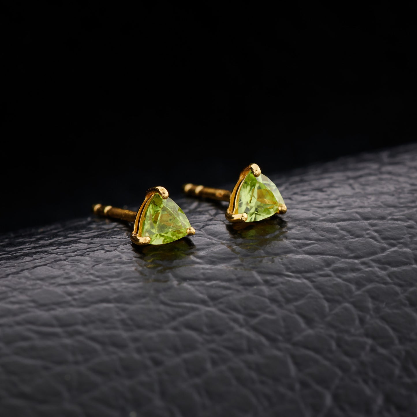 Peridot Everyday Gold Studs