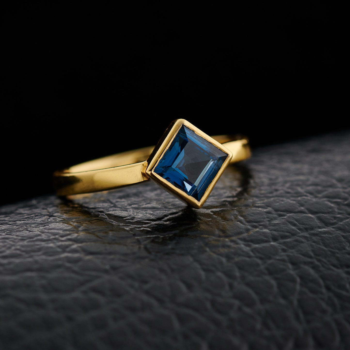 London Blue Topaz Everyday Gold Ring