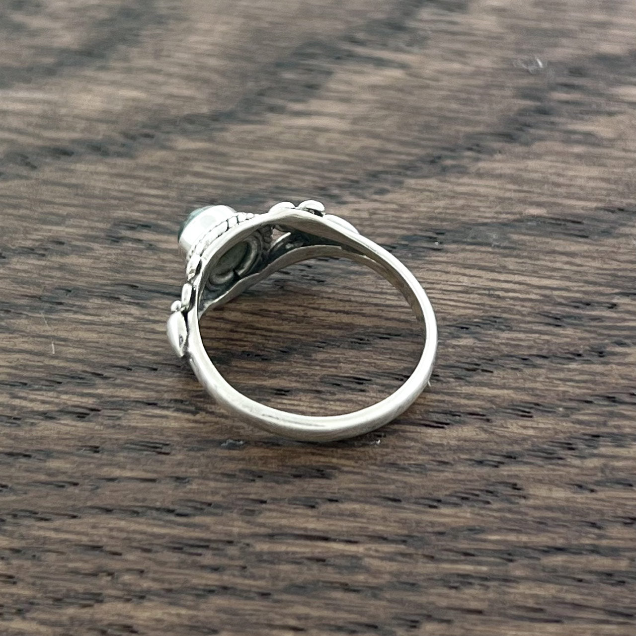 Malachite Sterling Silver Eden Ring