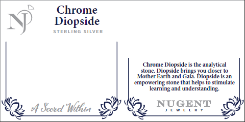 Chrome Diopside Ring