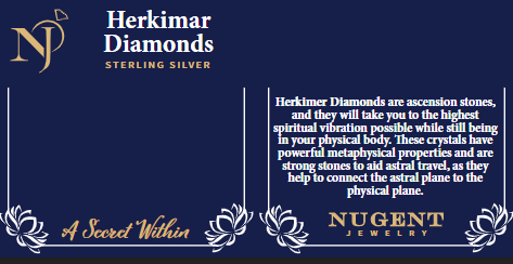 Herkimer Diamond Sterling Silver Pendant