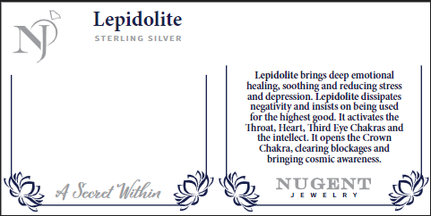 Lepidolite Sterling Silver Eden Ring