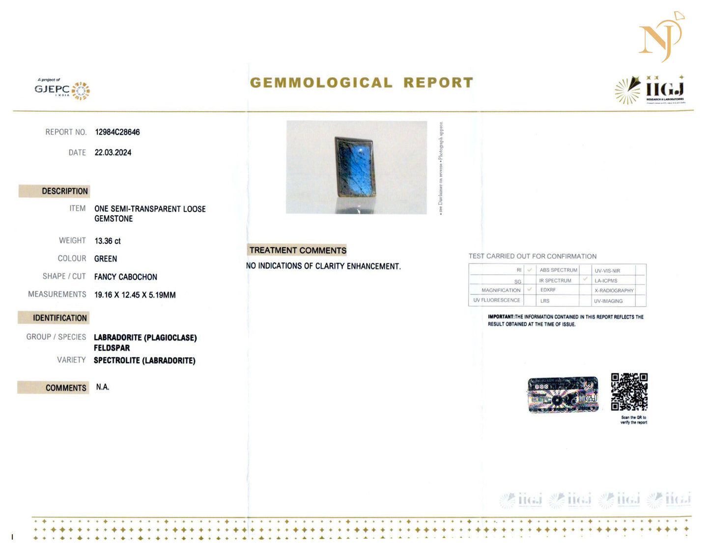 Labradorite Sterling Silver Infinity Ring