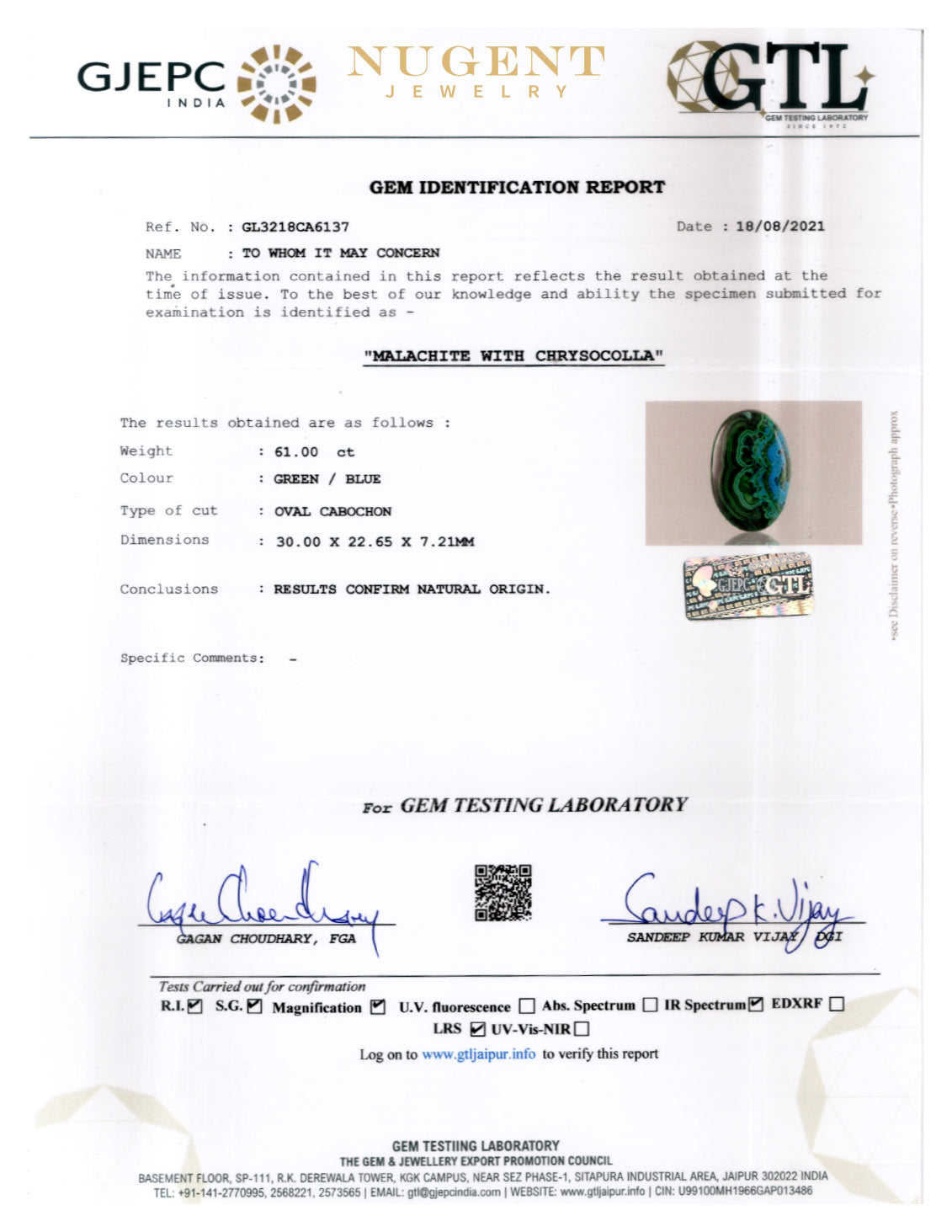 Malachite In Chrysocolla Sterling Silver Pendant