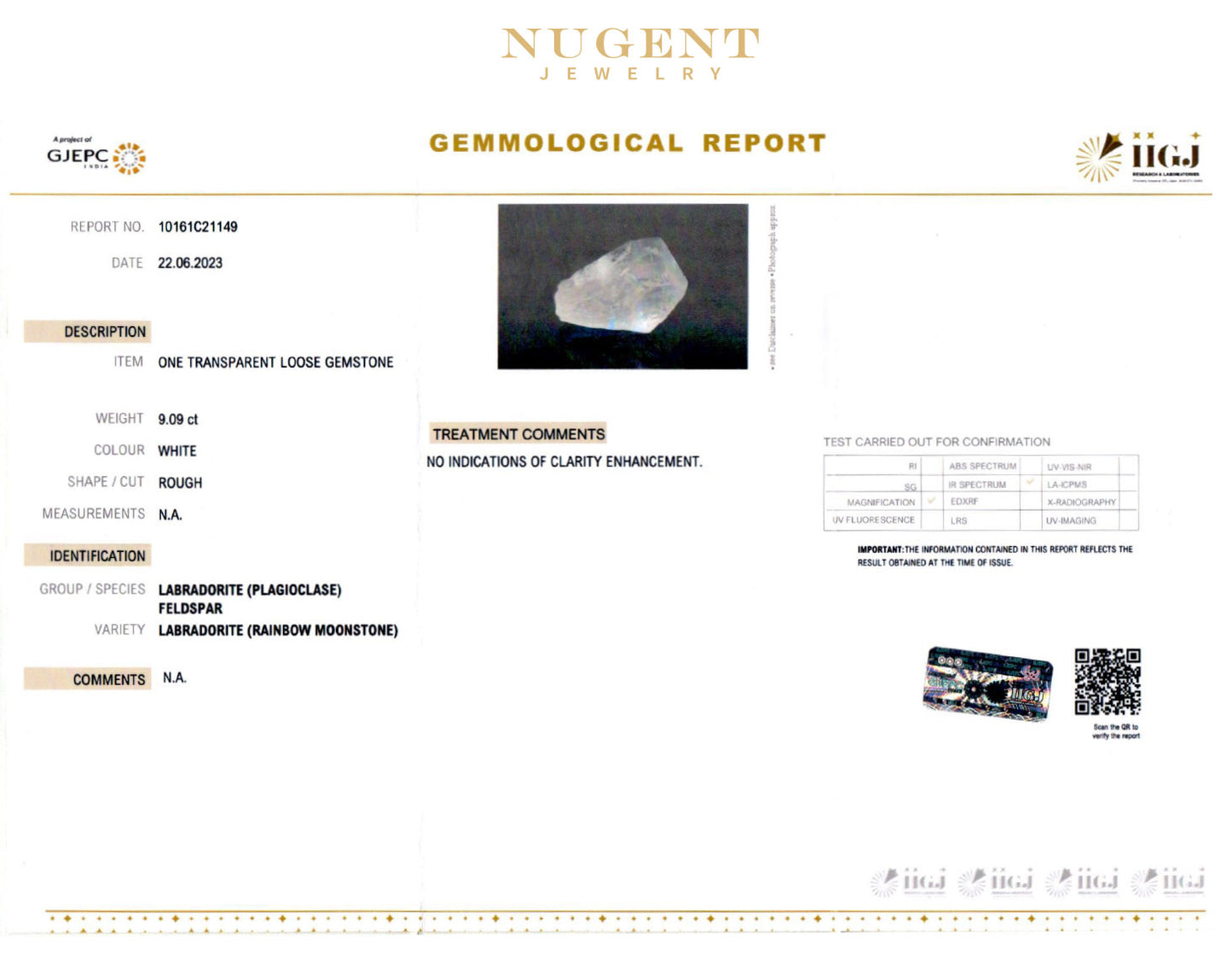 Moonstone With Labradorite Sterling Silver Pendant