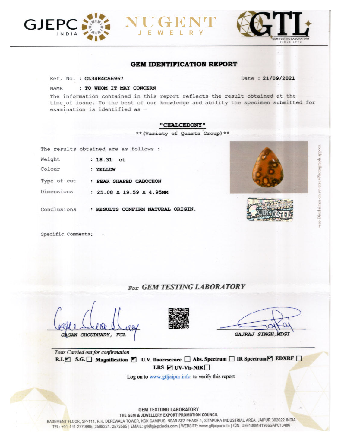 Ocean Jasper Sterling Silver Pendant