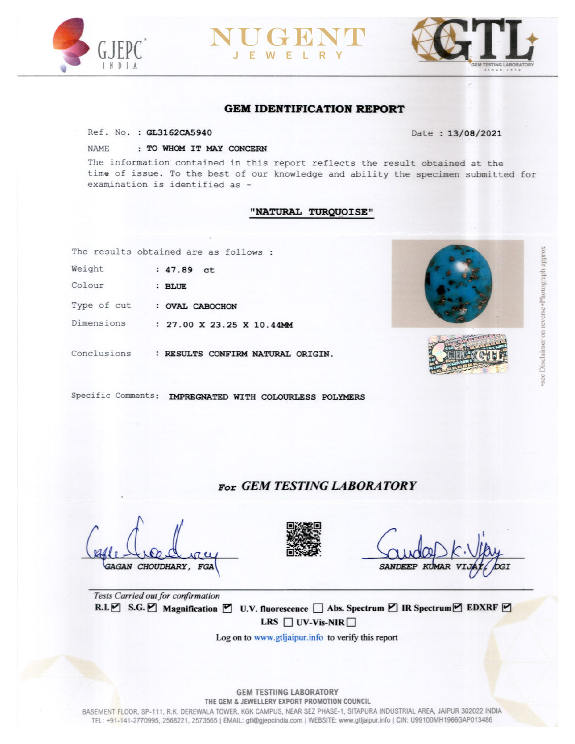 Natural Persian Turquoise Sterling Silver Pendant