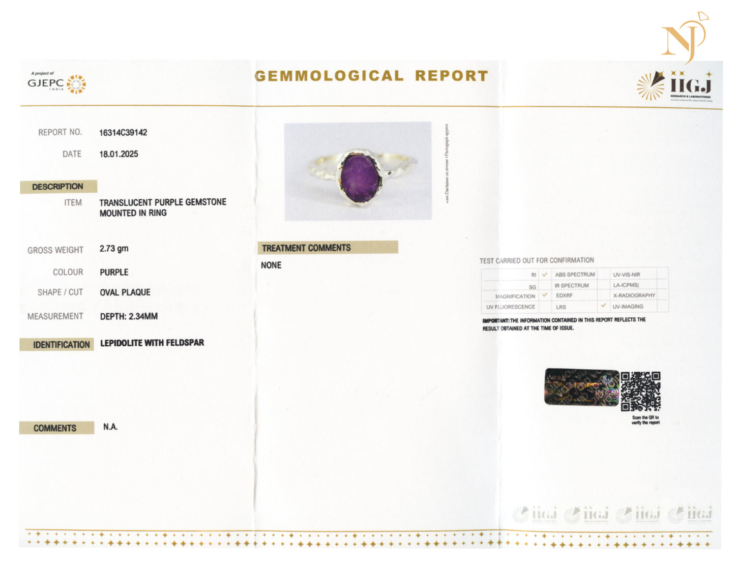 Pink Lepidolite Sterling Silver Hammered Finish Oval Ring