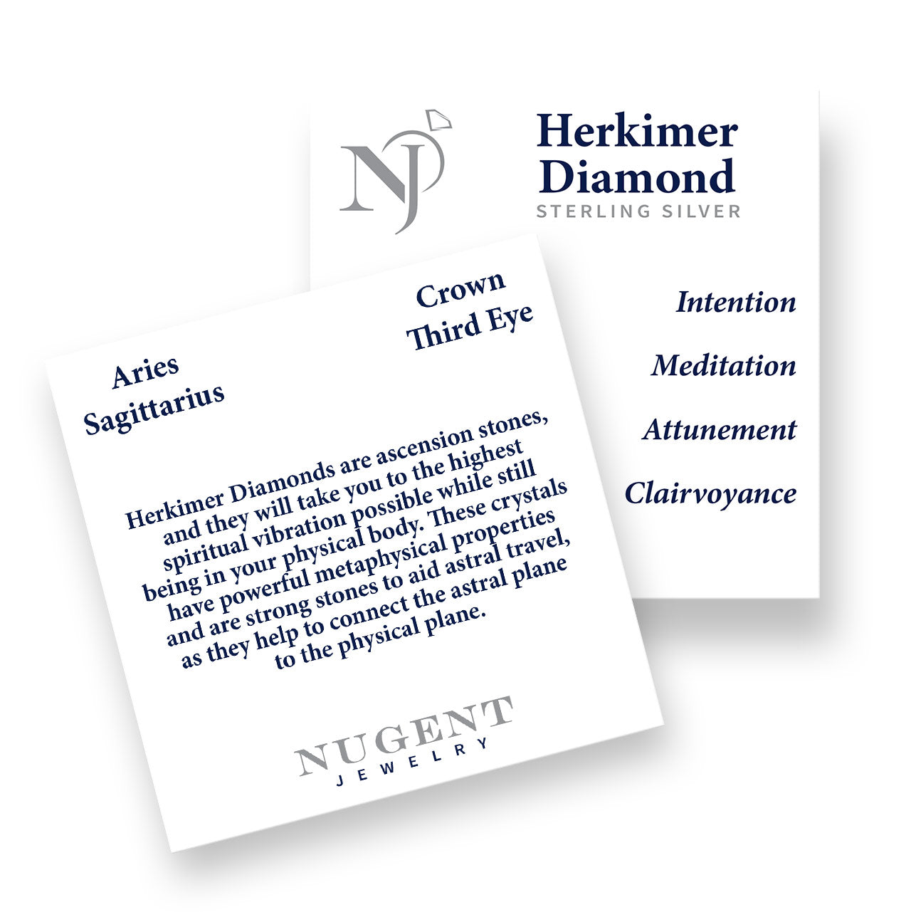 Herkimer Diamond 10 Pack Of Cards