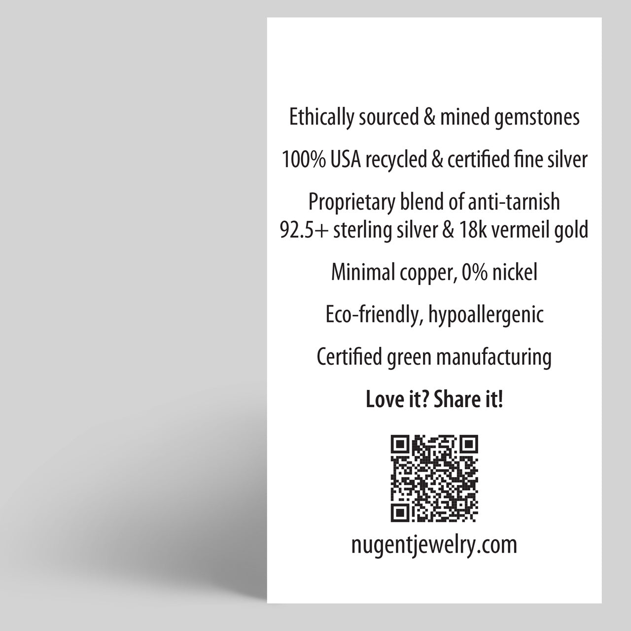 NJ Gen Info Cards 10 Pk