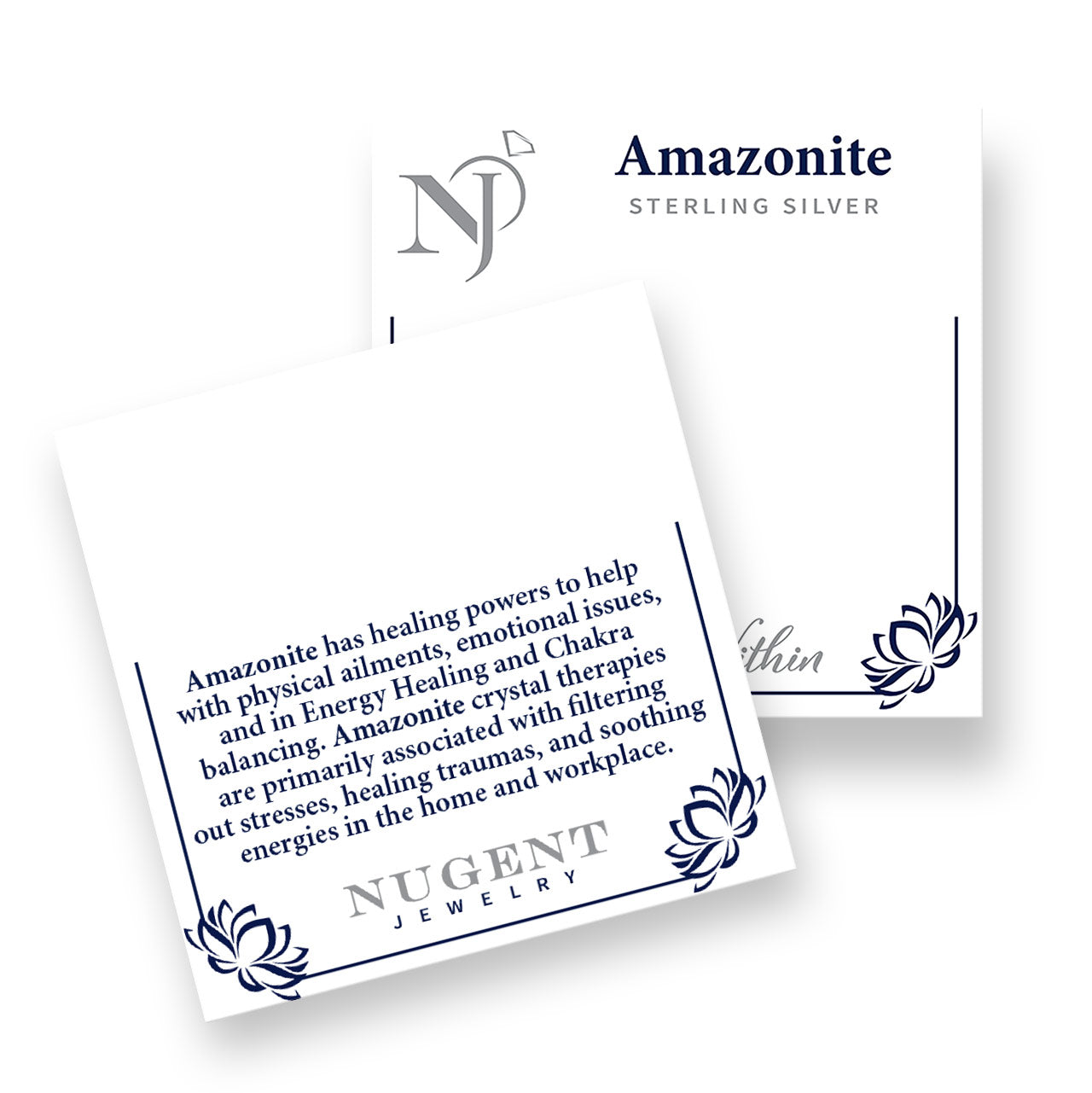 Amazonite Dahlia Sterling Silver Ring