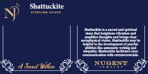 Shattuckite Sterling Silver Pendant