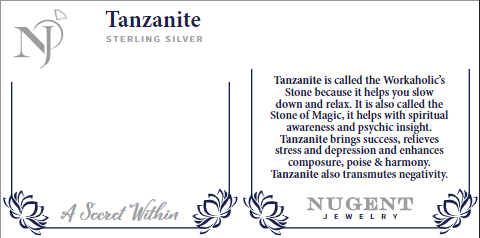 Tanzanite With Herkimer Diamond Sterling Silver Ring