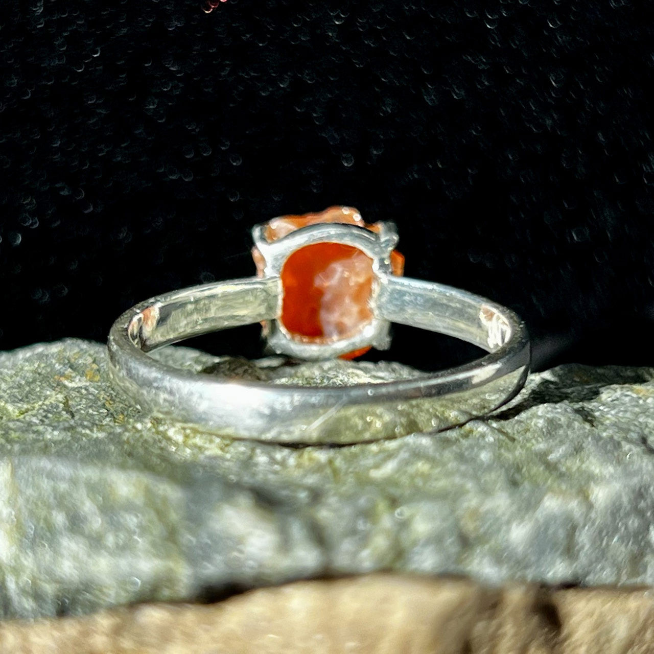 Mexican Opal Ring Sterling Silver