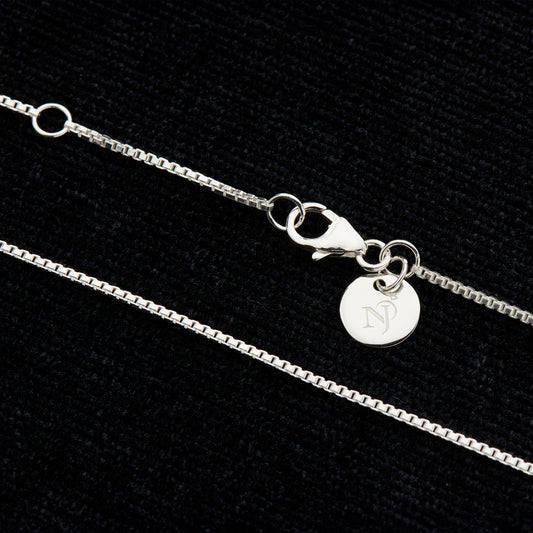 Box 18+2 Adjustable Sterling Silver Chain