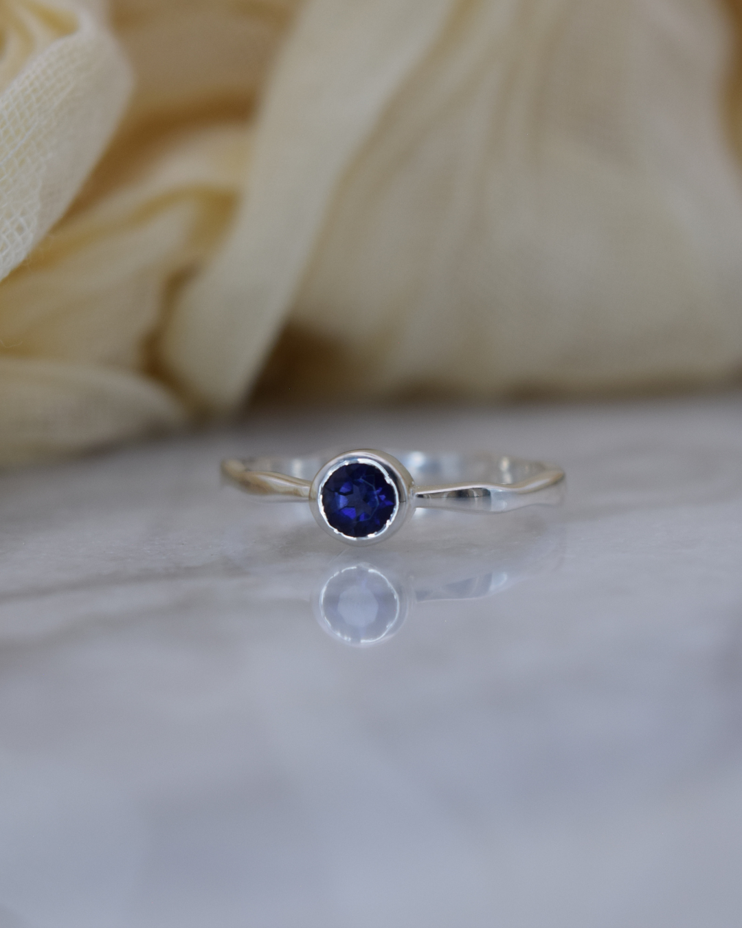 Silvaria Iolite Wavy Ring