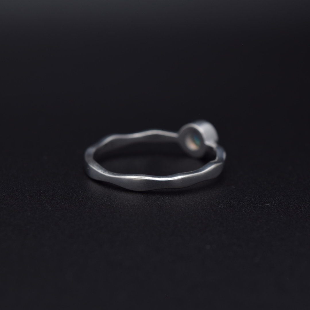 Silvaria Ethiopian Opal Wavy Ring