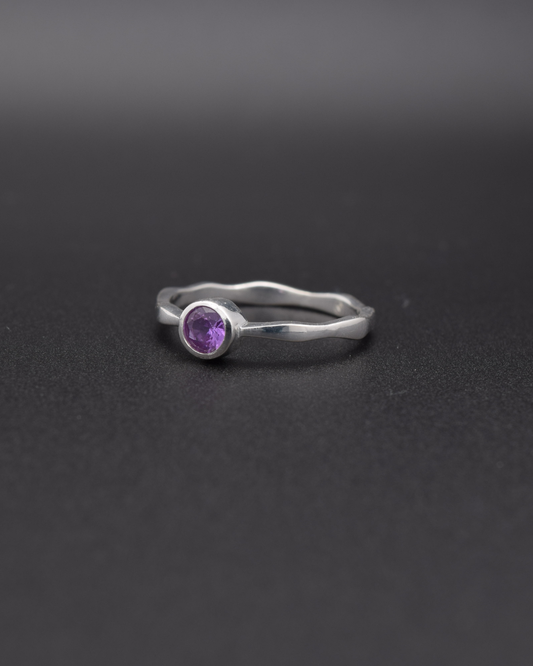 Silvaria Alexandrite Wavy Ring