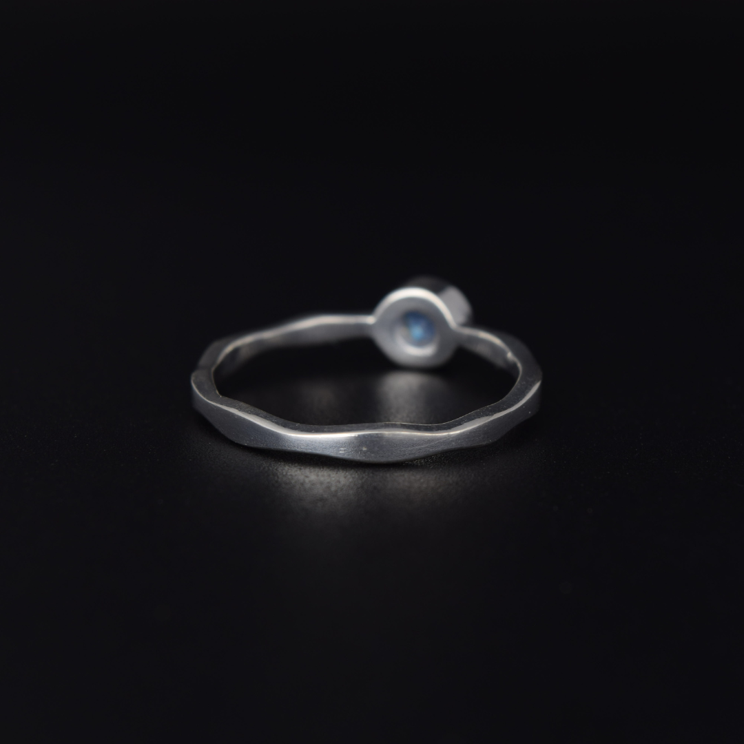 Silvaria Moonstone Wavy Ring