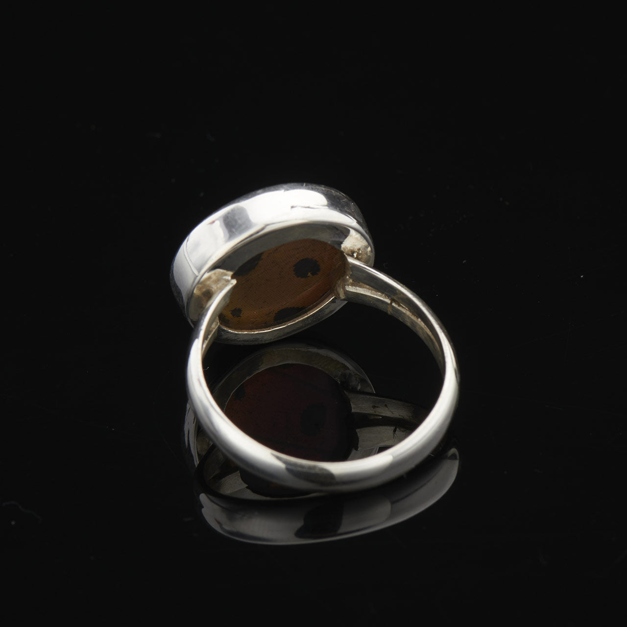 Urania Ripheus Fine Silver Round Ring