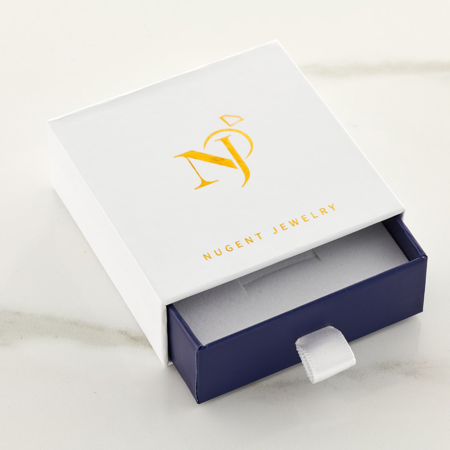 White NJ Jewelry Box