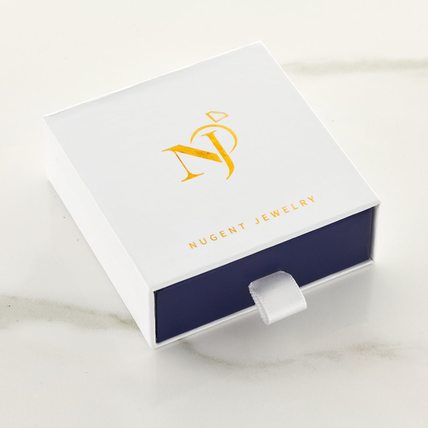White NJ Jewelry Box
