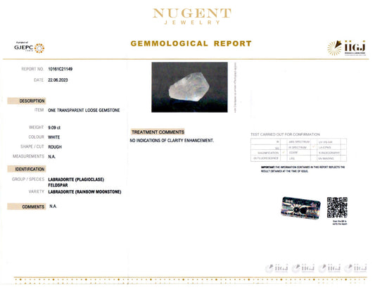 Moonstone Stone Certification